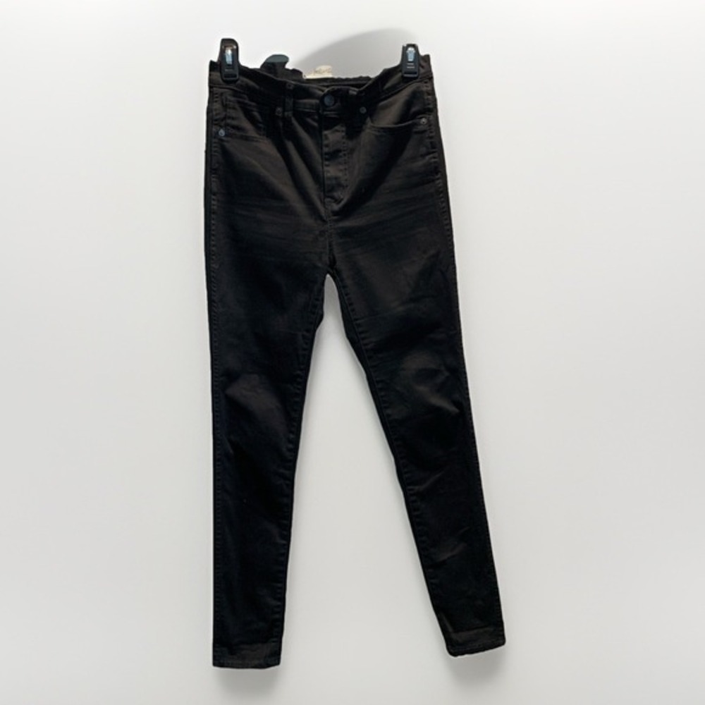 MADEWELL 10" High-Rise Skinny Jeans Black Size 26 Stretch Comfort